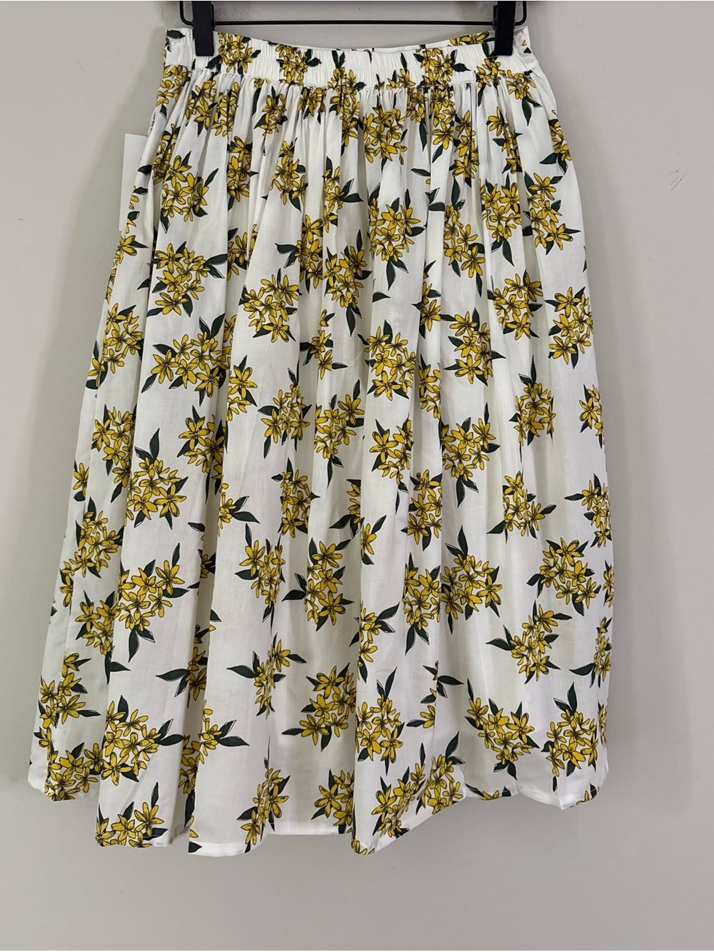 Tulip B Yellow Floral Print Midi Skirt - Picture 2 of 7